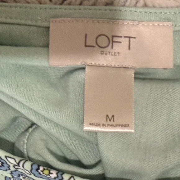 LOFT Green Relaxed Short Sleeve T-Shirt - Picture 3 of 7